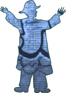 The tape figure at location 106, remembering John Andreacchio