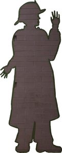 The tape figure at location 117, remembering Gary Eugene Bird