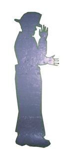 The tape figure at location 128, remembering Jonathan Neff Cappello