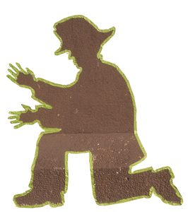 The tape figure at location 129, dedicated to Peter Bielfeld