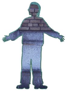 The tape figure at location 132, remembering William Chalcoff