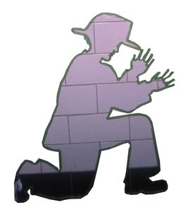 The tape figure at location 137, dedicated to Gary Box