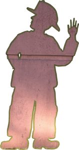 The tape figure at location 144, remembering Alejandro Cordero