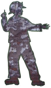 The tape figure at location 15, dedicated to Lincoln Quappe