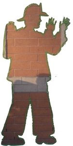 The tape figure at location 150, remembering Lawrence Davidson