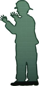 The tape figure at location 161, remembering Thomas Dowd