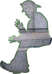 The tape figure at location 163, remembering Joseph Anthony Eacobacci