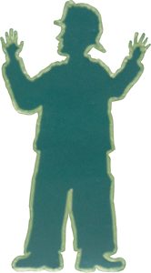 The tape figure at location 166, remembering Eric Brian Evans