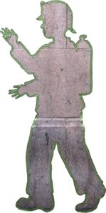 The tape figure at location 167, remembering Anthony J Fallone