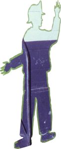 The tape figure at location 172, remembering Samuel Fields