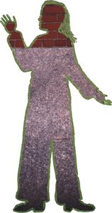 The tape figure at location 177, remembering Alan Wayne Friedlander