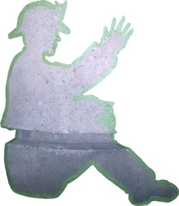 The tape figure at location 185, remembering Harry Glenn