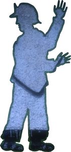 The tape figure at location 188, dedicated to Scott Davidson