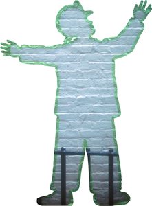 The tape figure at location 189, remembering Christopher Michael Grady