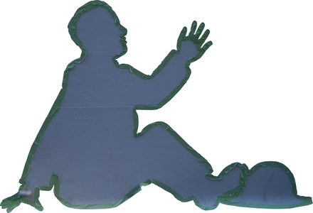The tape figure at location 195, remembering Gary Robert Haag