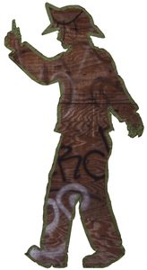 The tape figure at location 20, dedicated to Michael Ragusa