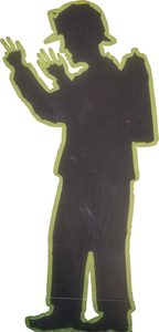 The tape figure at location 202, remembering Brian Hennessey