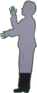 The tape figure at location 209, remembering Michael Iken