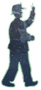 The tape figure at location 216, remembering Ivan Vale