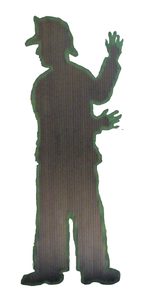 The tape figure at location 217, dedicated to Michael Fiore