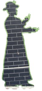 The tape figure at location 230, remembering Michael Laforte