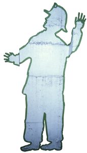 The tape figure at location 236, remembering David Leistman