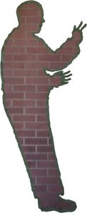The tape figure at location 243, remembering Daniel Lopez