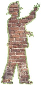The tape figure at location 251, remembering James Maounis