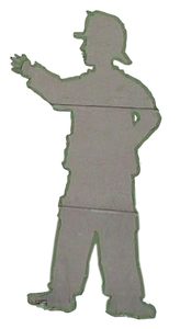 The tape figure at location 252, remembering James Martello