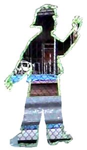 The tape figure at location 256, remembering Joseph Mathai