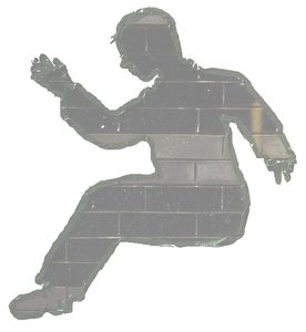 The tape figure at location 257, remembering Tyrone May