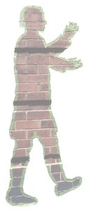The tape figure at location 269, remembering Corey Peter Miller