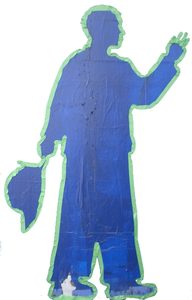The tape figure at location 28, remembering Alfred Vukosa