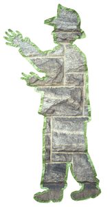 The tape figure at location 287, dedicated to Thomas Haskell