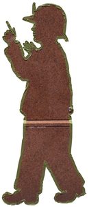 The tape figure at location 3, dedicated to Glenn Perry