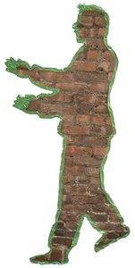 The tape figure at location 302, remembering Anthony Portillo