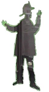 The tape figure at location 309, dedicated to Thomas Holohan