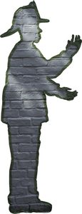 The tape figure at location 314, remembering Jeffery Robinson