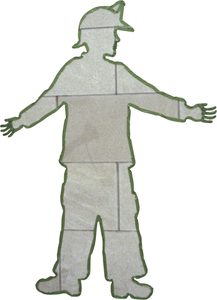 The tape figure at location 315, dedicated to Frederick Ill