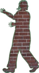 The tape figure at location 322, remembering Erick Sanchez