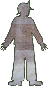 The tape figure at location 327, remembering Anthony Savas