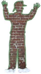 The tape figure at location 33, dedicated to Michael E Roberts
