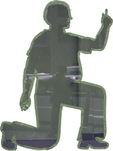 The tape figure at location 336, dedicated to Thomas Nicholas Pecorelli