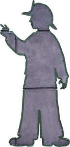 The tape figure at location 345, dedicated to Robert King