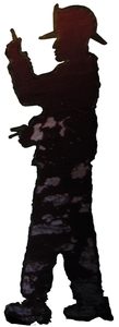 The tape figure at location 35, dedicated to Matthew Rogan