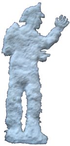 The tape figure at location 37, remembering Wayne White