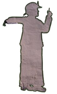 The tape figure at location 42, dedicated to Thomas E Sabella