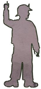 The tape figure at location 47, remembering William Wilson