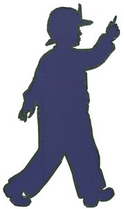 The tape figure at location 5, dedicated to Philip Petti
