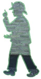 The tape figure at location 51, dedicated to Gerard Schrang